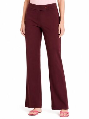 Wrapper Vintage Maroon Slacks 90s Y2K Straight Leg Dress Pants